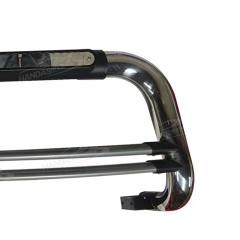 Front Nudge Bar Bumper Guard Stainless Steel Front Bumper Grille Guard for Hilux Revo Pickup Trucks