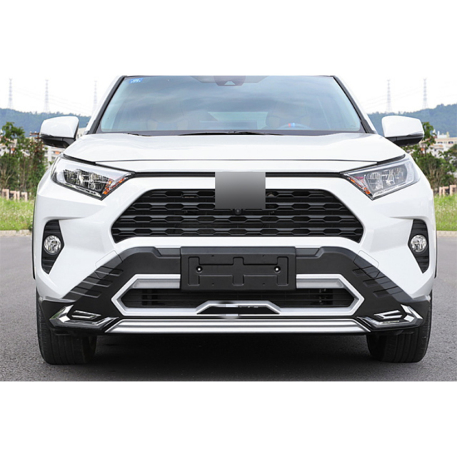 Factory Auto Parts Bodykit Upgrade New Condition Plastic Exterior Front and Rear Bumper Grille Guard for RAV4 2016-2018