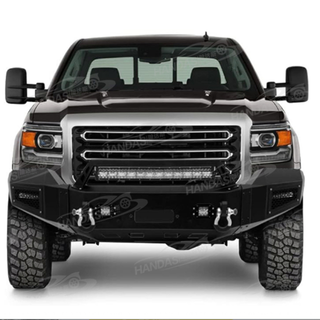 Auto Factory Supply 4X4 Truck Bumper Guards Front Steel Bumper Bull Bar with LED Light for Dodge RAM1500 2010-2018