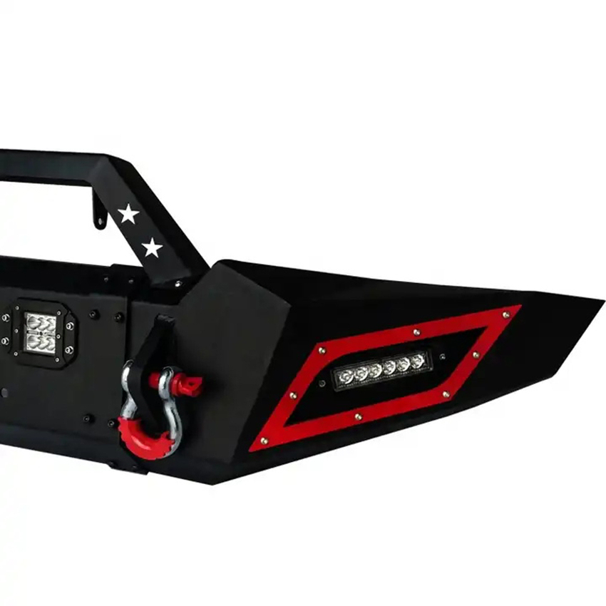High Quality 4X4 Steel Front Bumper Bull Bar for Pickup Truck Tacoma Universal Spare Parts