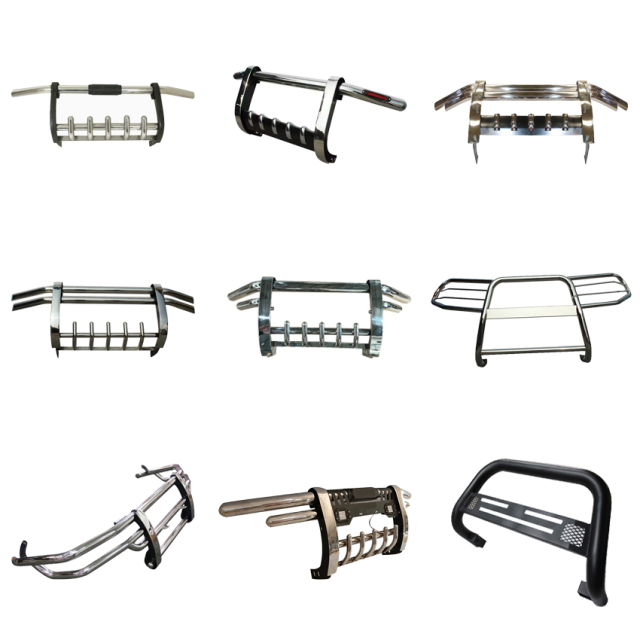 Auto Body Spare Parts Pickup Steel Car Bull Bar Front Bumper Grill Guard for Revo Prado RAV4 Fj150