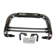 Front Nudge Bar Bumper Guard Stainless Steel Front Bumper Grille Guard for Hilux Revo Pickup Trucks