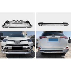 Customized Plastic Body Kit Car Accessories Auto Parts Front and Rear Bumper for RAV4 2016-2018