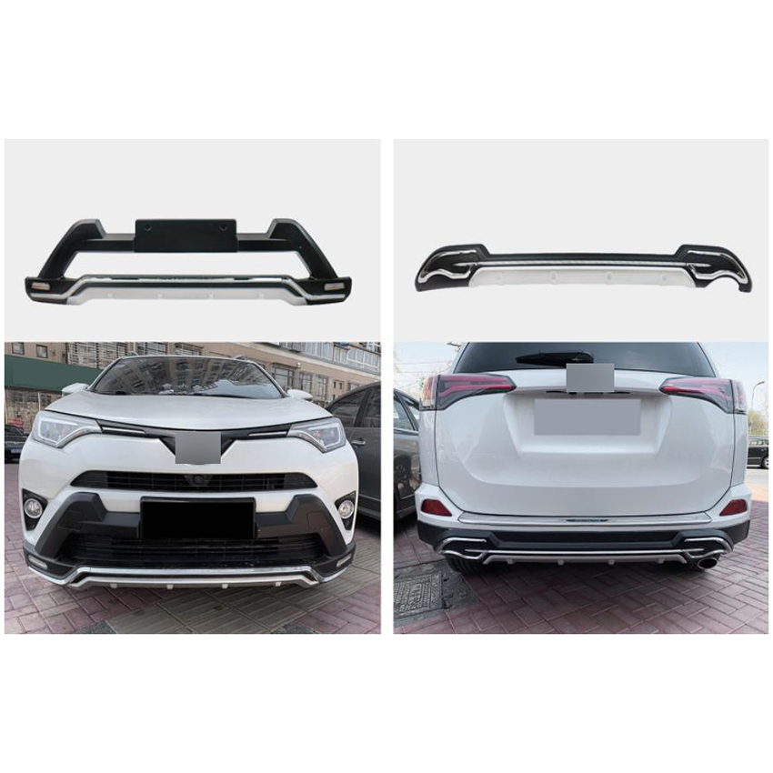 Hot Selling Auto Part ABS Plastic Car Front and Rear Bumper for RAV4 2016-2018