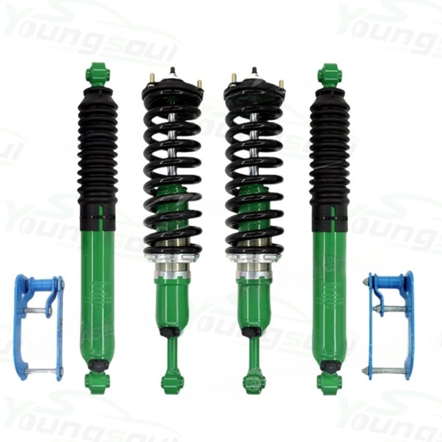 4X4 off Road Racing Full Set Car Front and Rear Coilover Spring Shock Absorber for Toyota Hilux Revo