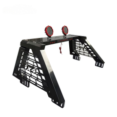 New Design Offroad Car Accessories Roll Bar Sport Bar with Two LED Lights for Toyota Hilux Vigo Revo Rocco Isuzu D-Max