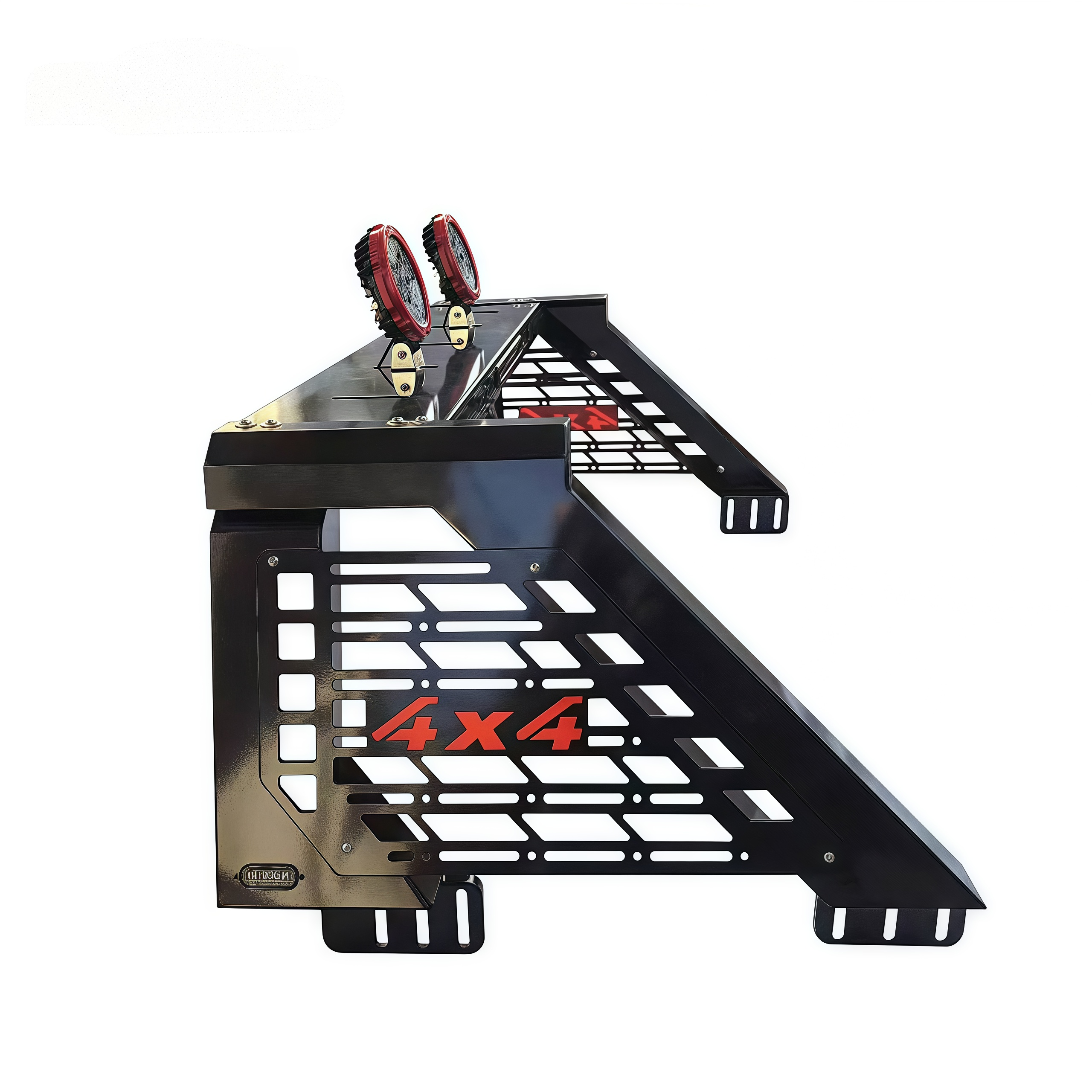 New Design Offroad Car Accessories Roll Bar Sport Bar with Two LED Lights for Toyota Hilux Vigo Revo Rocco Isuzu D-Max