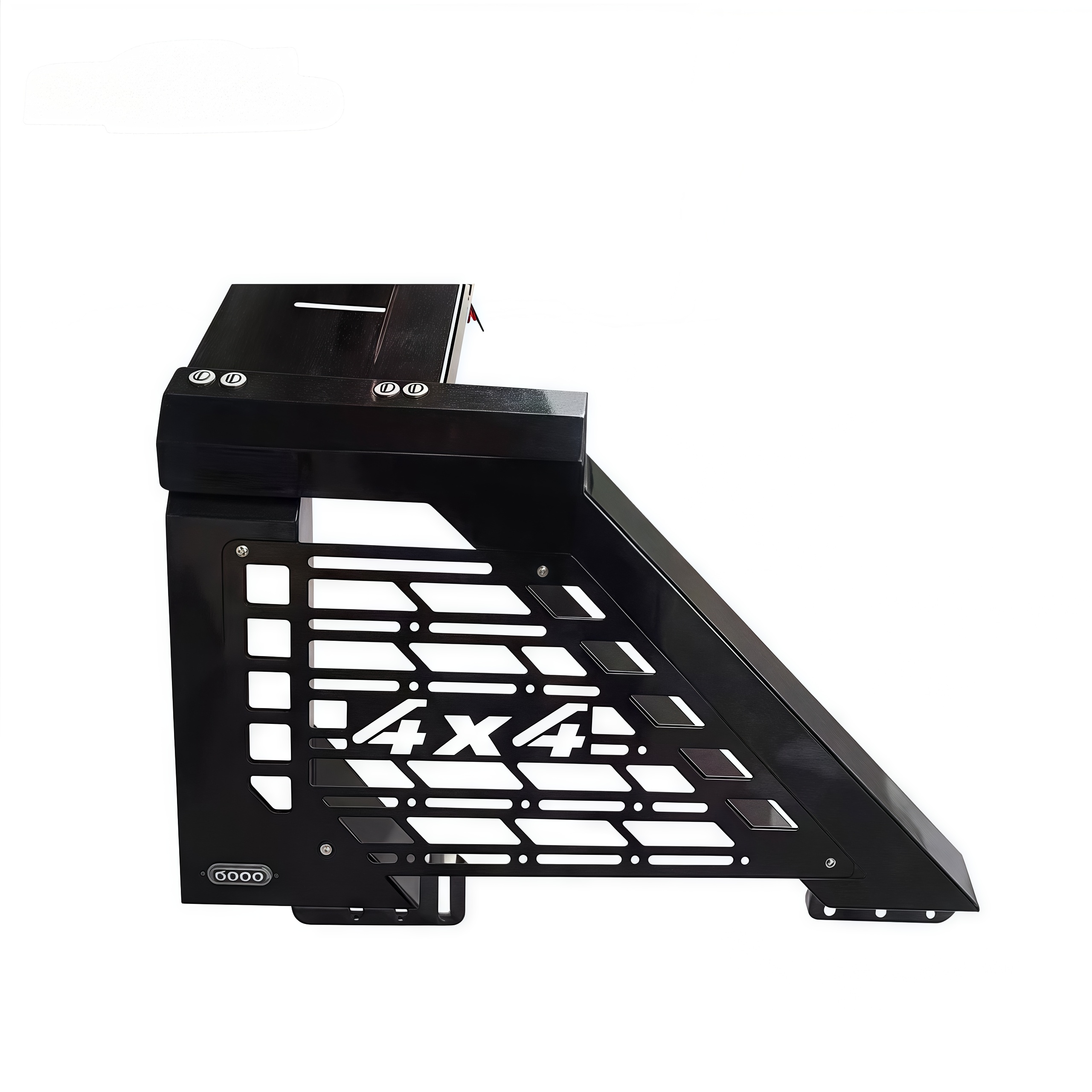 New Design Offroad Car Accessories Roll Bar Sport Bar with Two LED Lights for Toyota Hilux Vigo Revo Rocco Isuzu D-Max