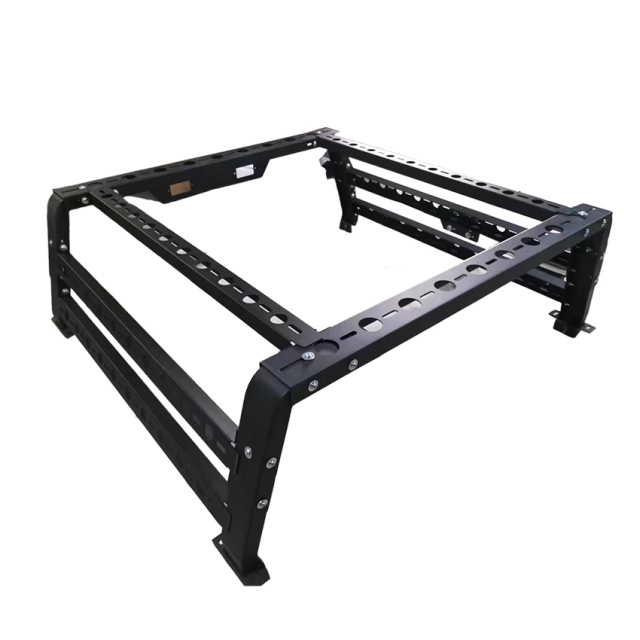 4X4 Pickup Truck Adjustable Sport Bar Chase Rack Black Truck Bed Roll Bar Sport Bar for Hilux Revo Ranger RAM1500