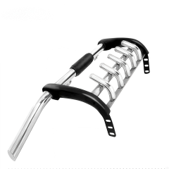 Factory Direct Sales Truck Auto Parts Body Kit Stainless Steel Front Bumper Nudge Bar for Hilux Revo Toyota Prado Fj120