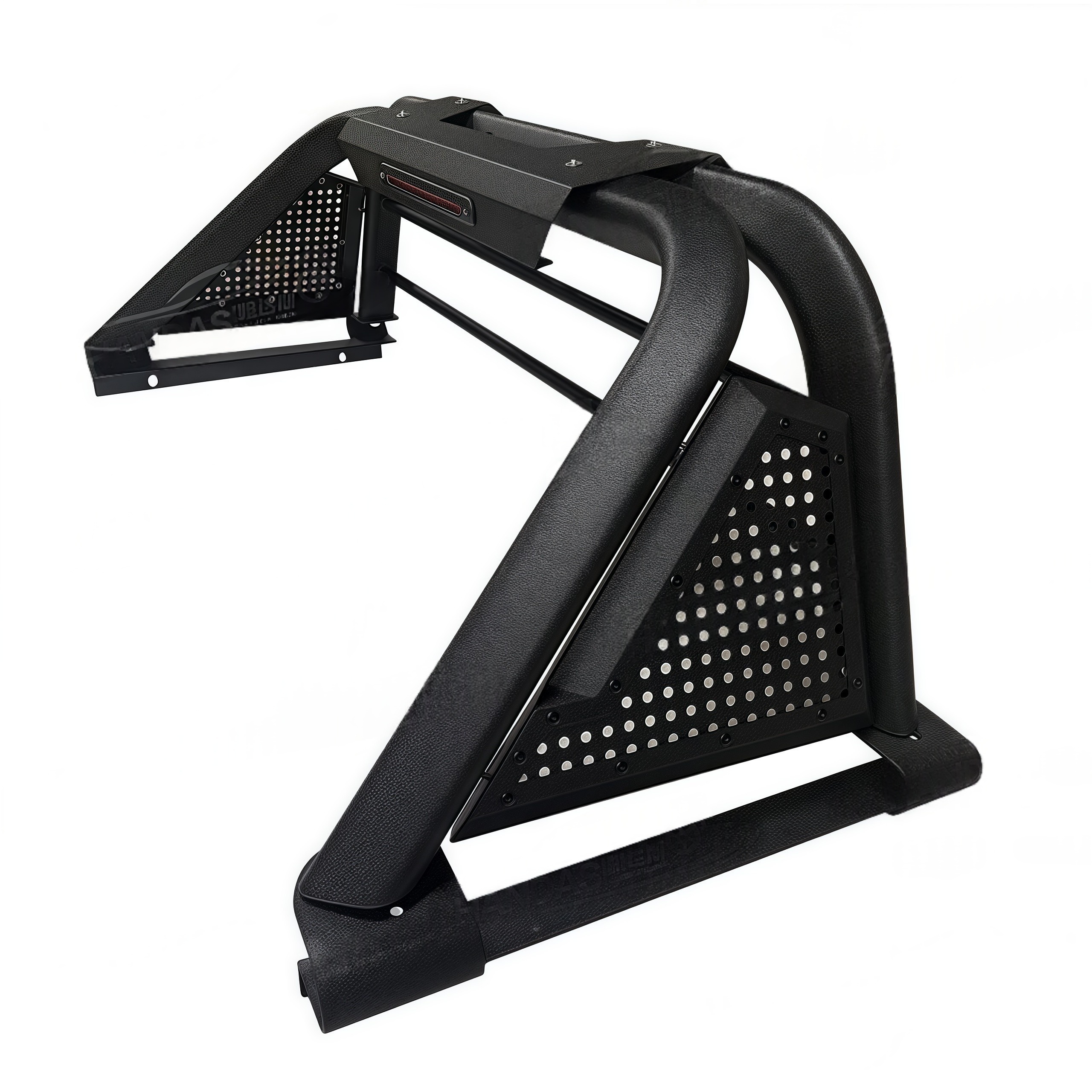 New Design 4X4 Accessories Special Shaped Tube Matte Black Steel Sport Style Pickup Roll Bar for Toyota Hilux Revo Dmax