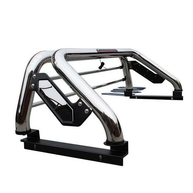 High Quality Stainless Steel Anti Sport Truck Bed Roll Bar Pickup Truck Spare Accessories for Hilux Revo Vigo Ranger