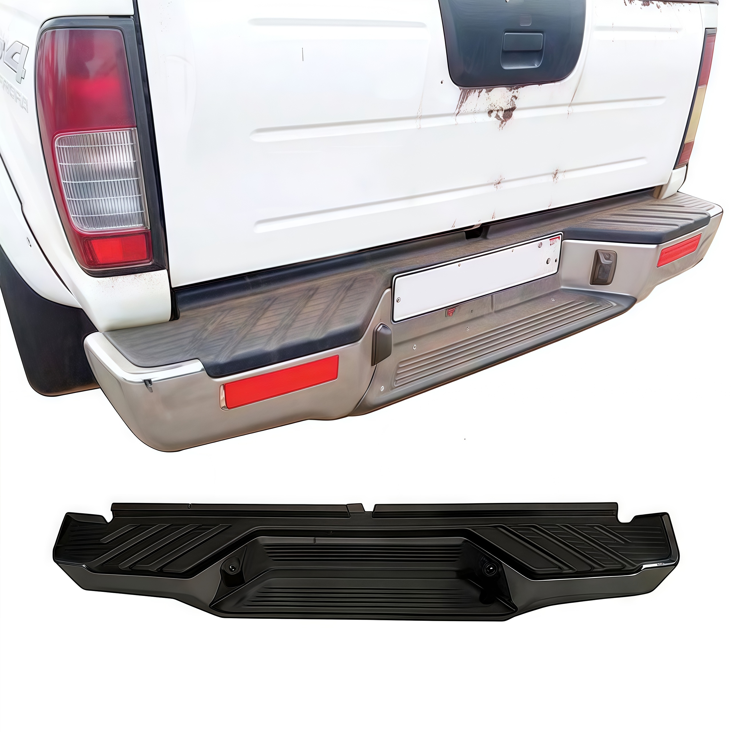 Navara Rear Bumper 4X4 Offroad Spare Accessories Steel Rear Bumper Guard for Navara
