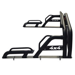 Universal Pickup Truck 4X4 Roll Bar Hilux Rocco Steel Rear Roll Bar for Hilux Byd Shark New Design Pickup Accessories