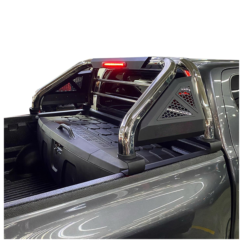 Factory Supply Competitive Price Universal Truck Accessories 4X4 Pick up Truck Bed Black Sport Bar Stainless Steel Roll Bar