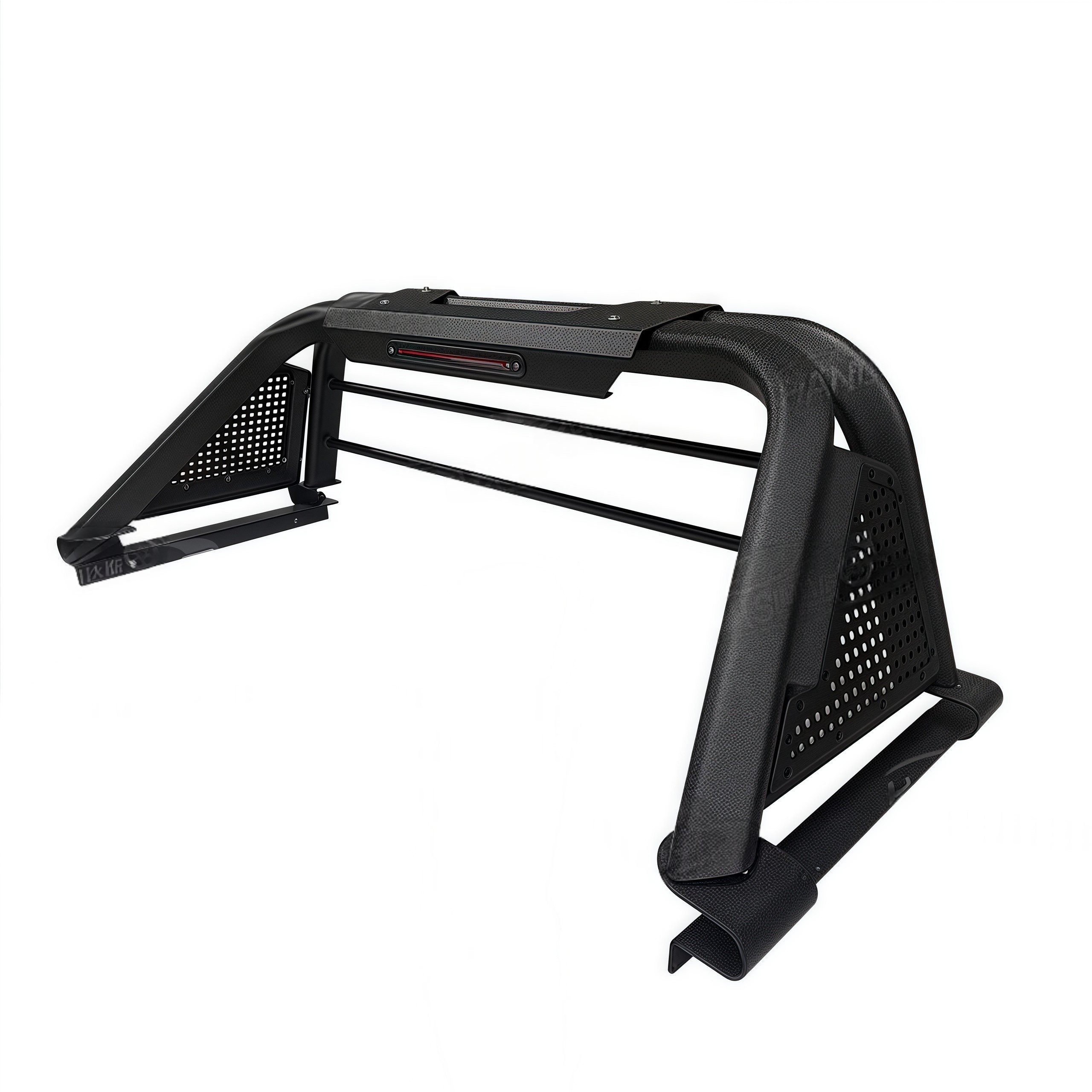 New Design 4X4 Accessories Special Shaped Tube Matte Black Steel Sport Style Pickup Roll Bar for Toyota Hilux Revo Dmax