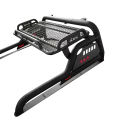 with Luggage Rack Universal Steel Anti Sport Roll Bars Rollbars for Triton L200 VW Amarok Mazda Bt50 Isuzu D-Max Hilux Revo Vigo Rocco