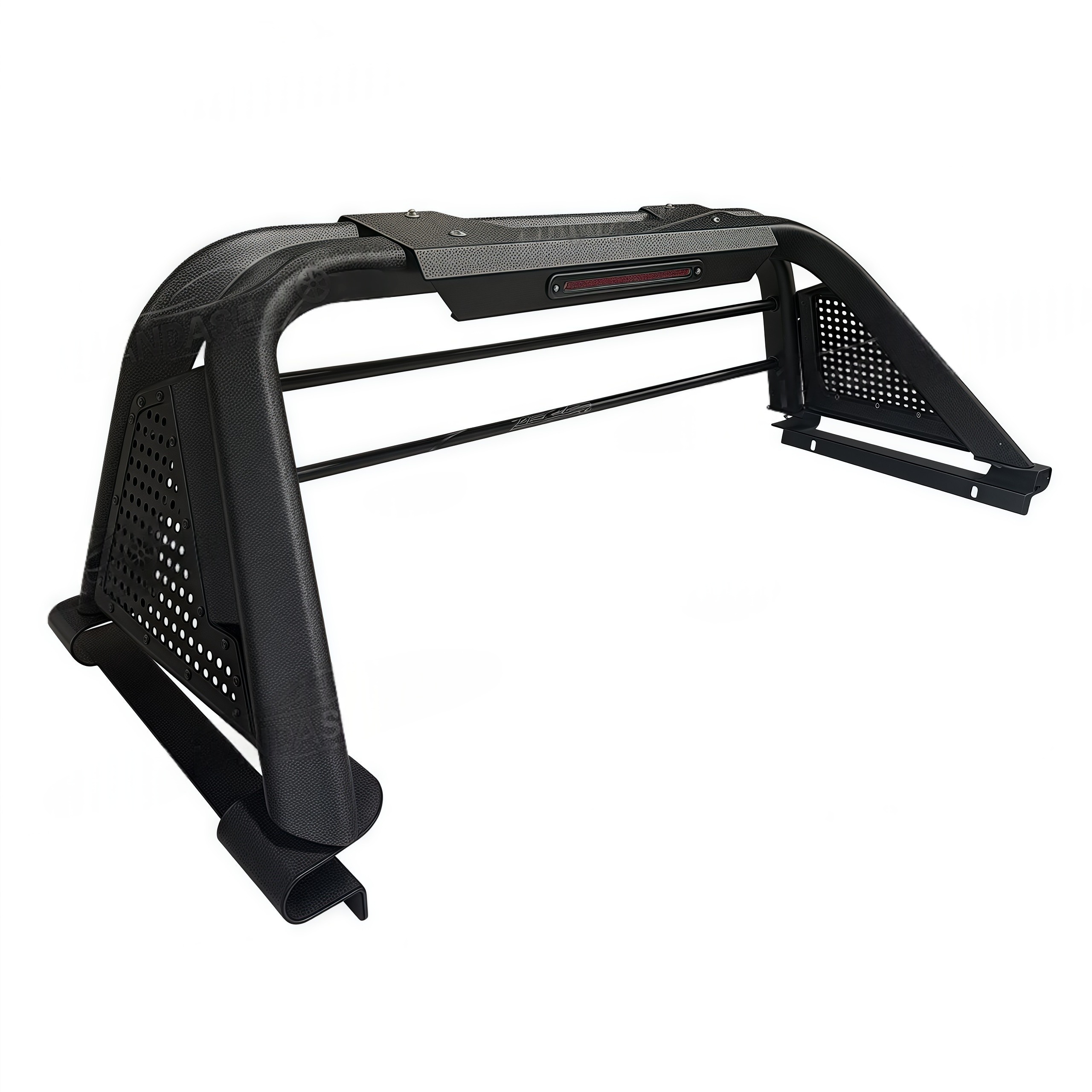 New Design 4X4 Accessories Special Shaped Tube Matte Black Steel Sport Style Pickup Roll Bar for Toyota Hilux Revo Dmax