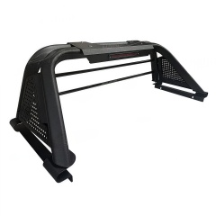New Design 4X4 Accessories Special Shaped Tube Matte Black Steel Sport Style Pickup Roll Bar for Toyota Hilux Revo Dmax