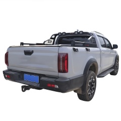 High Quality Iron Steel Bed Rack Bar Pickup 4X4 Offroad Accessories Roll Bar with Brake Lights for Hilux Revo