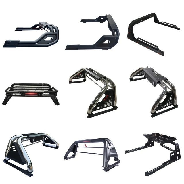4X4 Manufacturer Universal Steel Pickup Sport Roll Bar Truck Bed Roll Bar for Toyota Hilux Revo Ranger F150