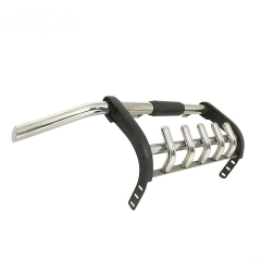Factory Direct Sales Truck Auto Parts Body Kit Stainless Steel Front Bumper Nudge Bar for Hilux Revo Toyota Prado Fj120