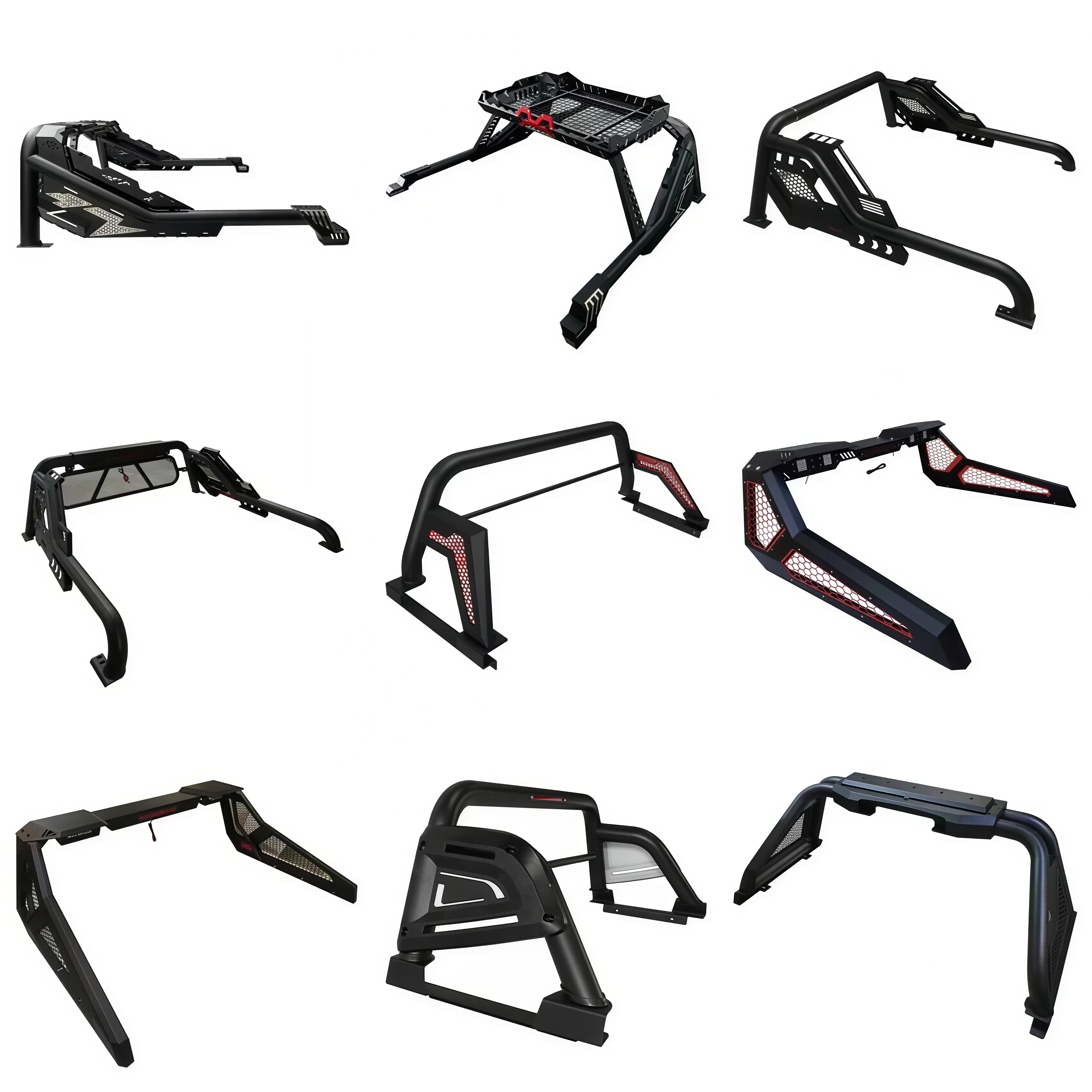 4X4 Manufacturer Universal Steel Pickup Sport Roll Bar Truck Bed Roll Bar for Toyota Hilux Revo Ranger F150