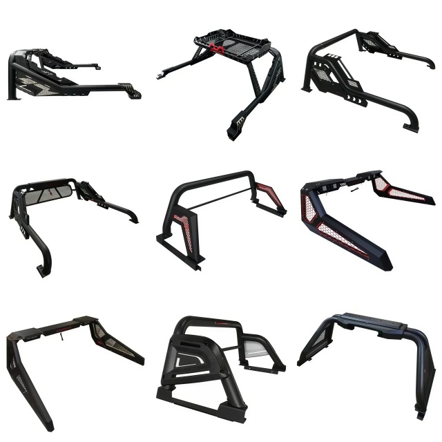 4X4 Manufacturer Universal Steel Pickup Sport Roll Bar Truck Bed Roll Bar for Toyota Hilux Revo Ranger F150