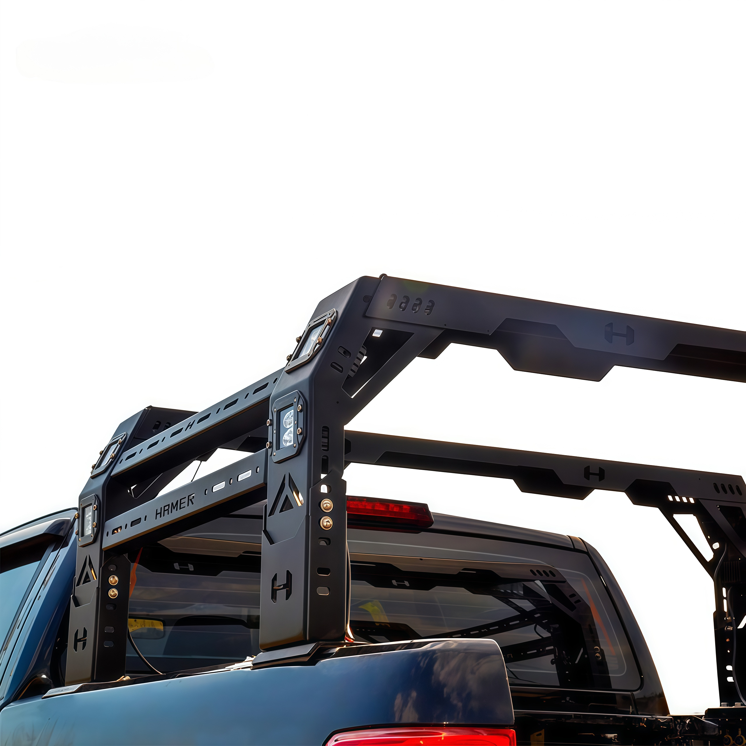 Good Quality Pickup Truck Steel Anti Adjustable Sport Truck Bed Racks Roll Bar for Hilux Revo Ranger Pickup Trucks
