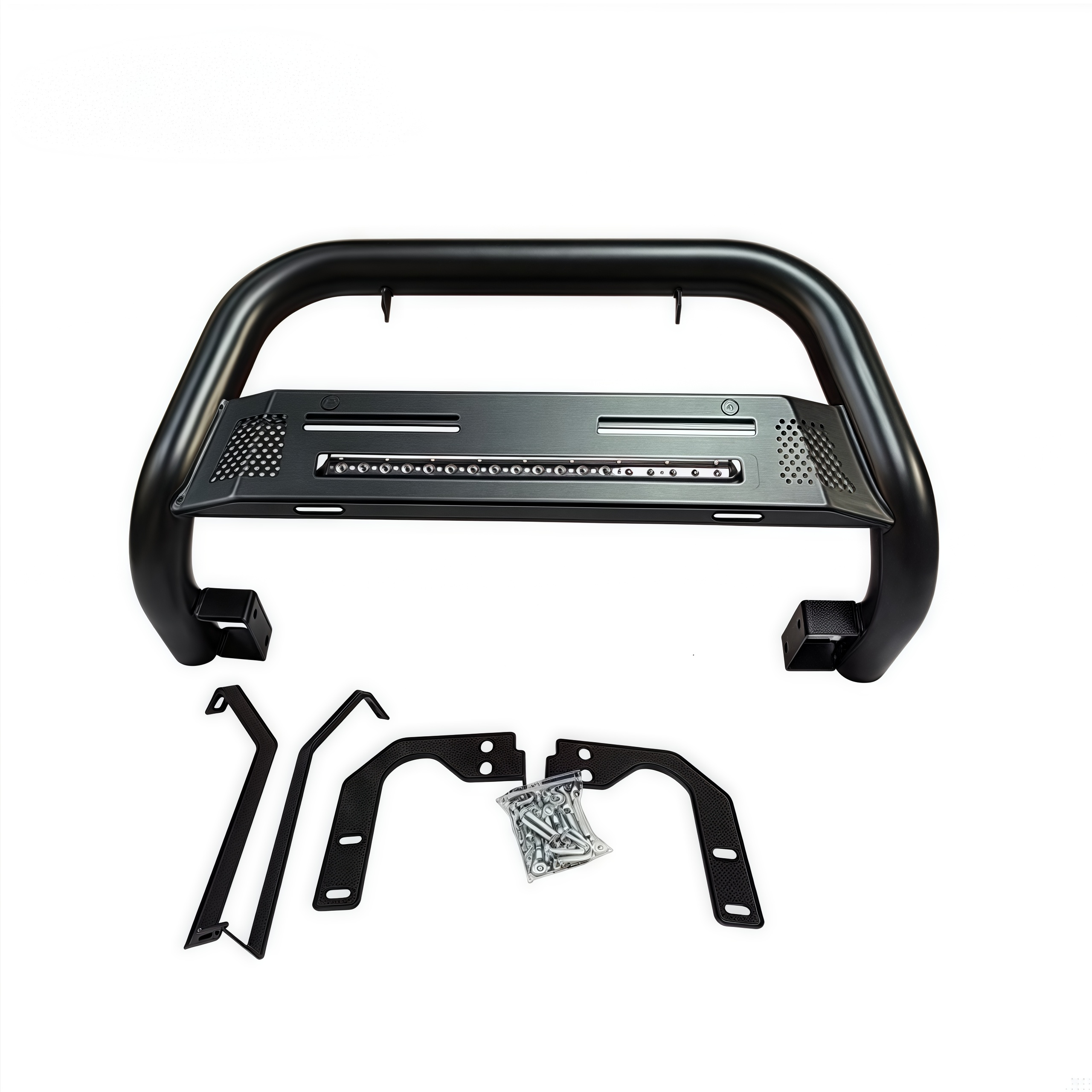 Front Bumper Guard Accessories 4X4 Truck Front Steel Bumper Nudge Bar Guard for Hilux Revo Rocco Pickup Trucks