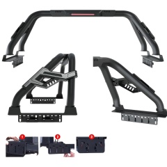 Factory 4X4 Accessories Black Stainless Steel Pickup Truck Bed Roll Bar for Hilux Revo F150 Np300 L200
