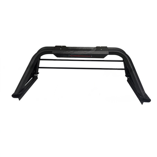 New Design 4X4 Accessories Special Shaped Tube Matte Black Steel Sport Style Pickup Roll Bar for Toyota Hilux Revo Dmax