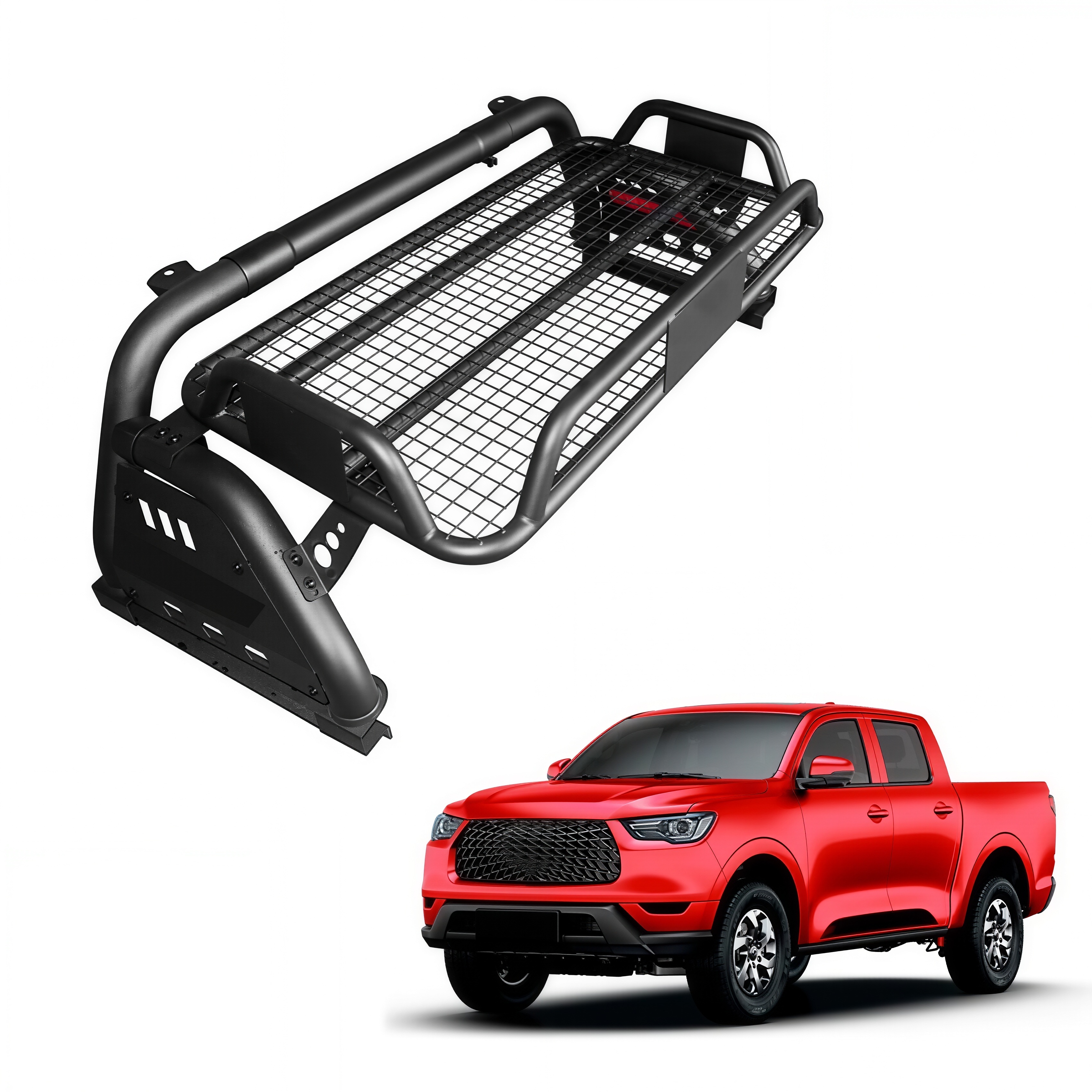 Youngsoul 4X4 Steel Truck Bed Rack Roll Bar Auto Pickup Truck Accessories for Hilux Navara Dmax Triton