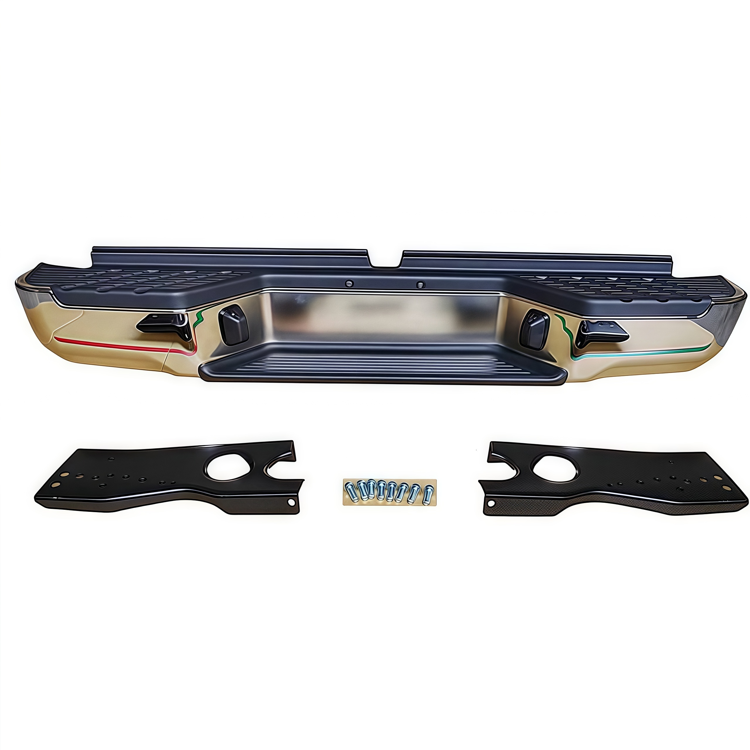 Navara Rear Bumper 4X4 Offroad Spare Accessories Steel Rear Bumper Guard for Navara