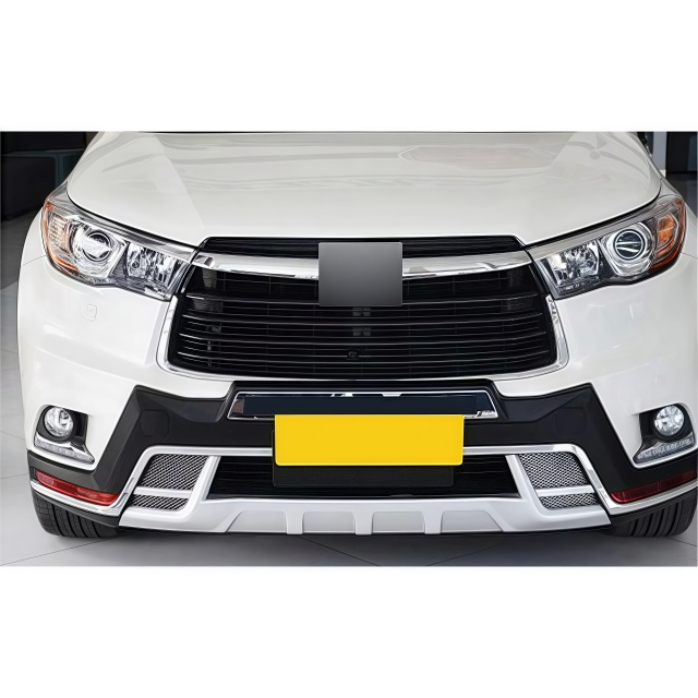 Auto Parts Bodykit Plastic Material Full Set Front and Rear Bumper Body Parts for Highlander 2012