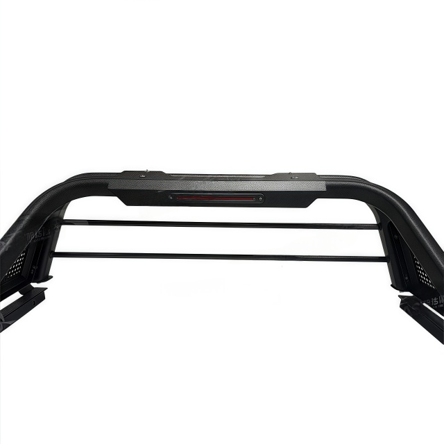 New Design 4X4 Accessories Special Shaped Tube Matte Black Steel Sport Style Pickup Roll Bar for Toyota Hilux Revo Dmax