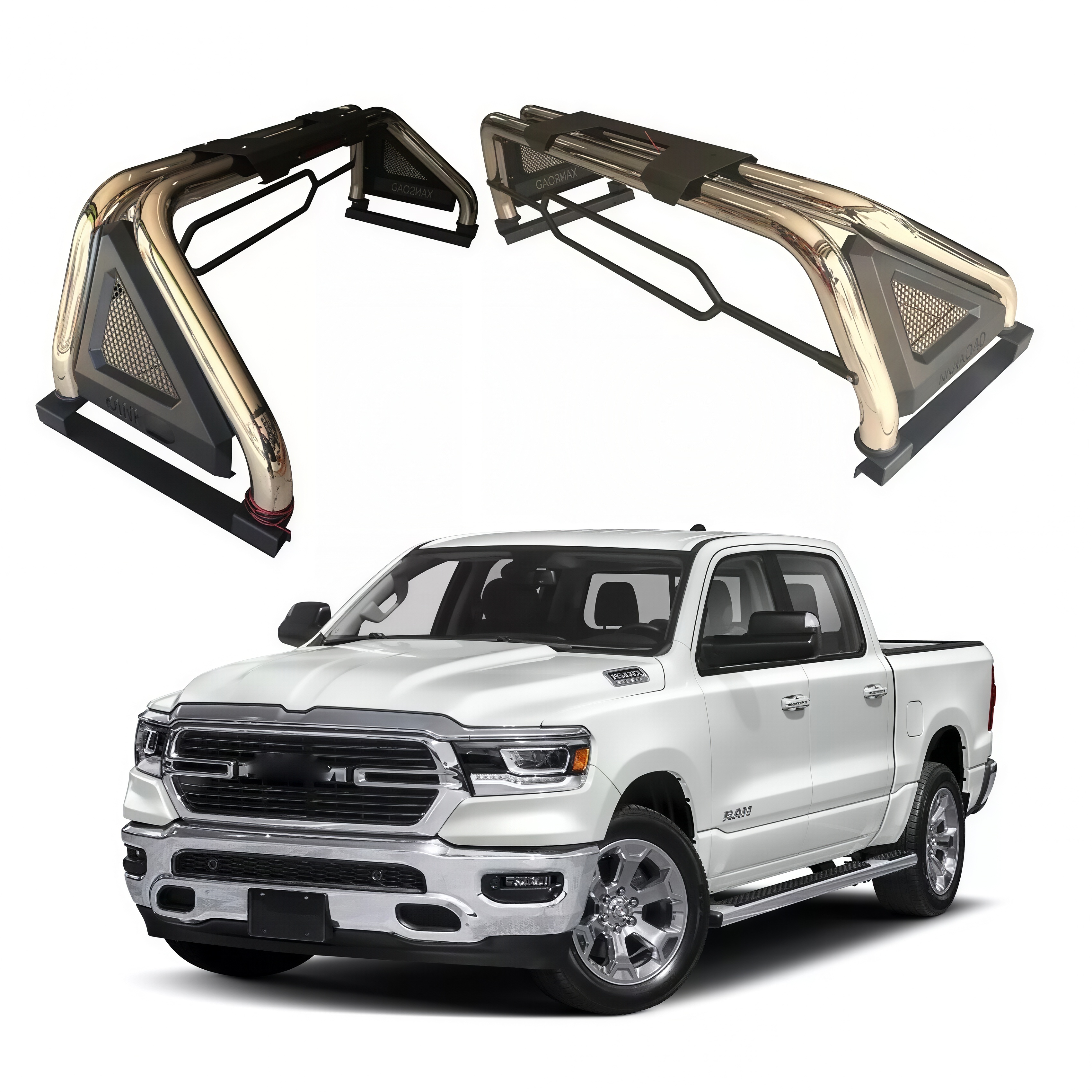 Youngsoul Hot Sell 4WD Steel Truck Bed Rack Bar Pickup Truck Bed Roll Bar for Hilux Dmax Np300 Frontier
