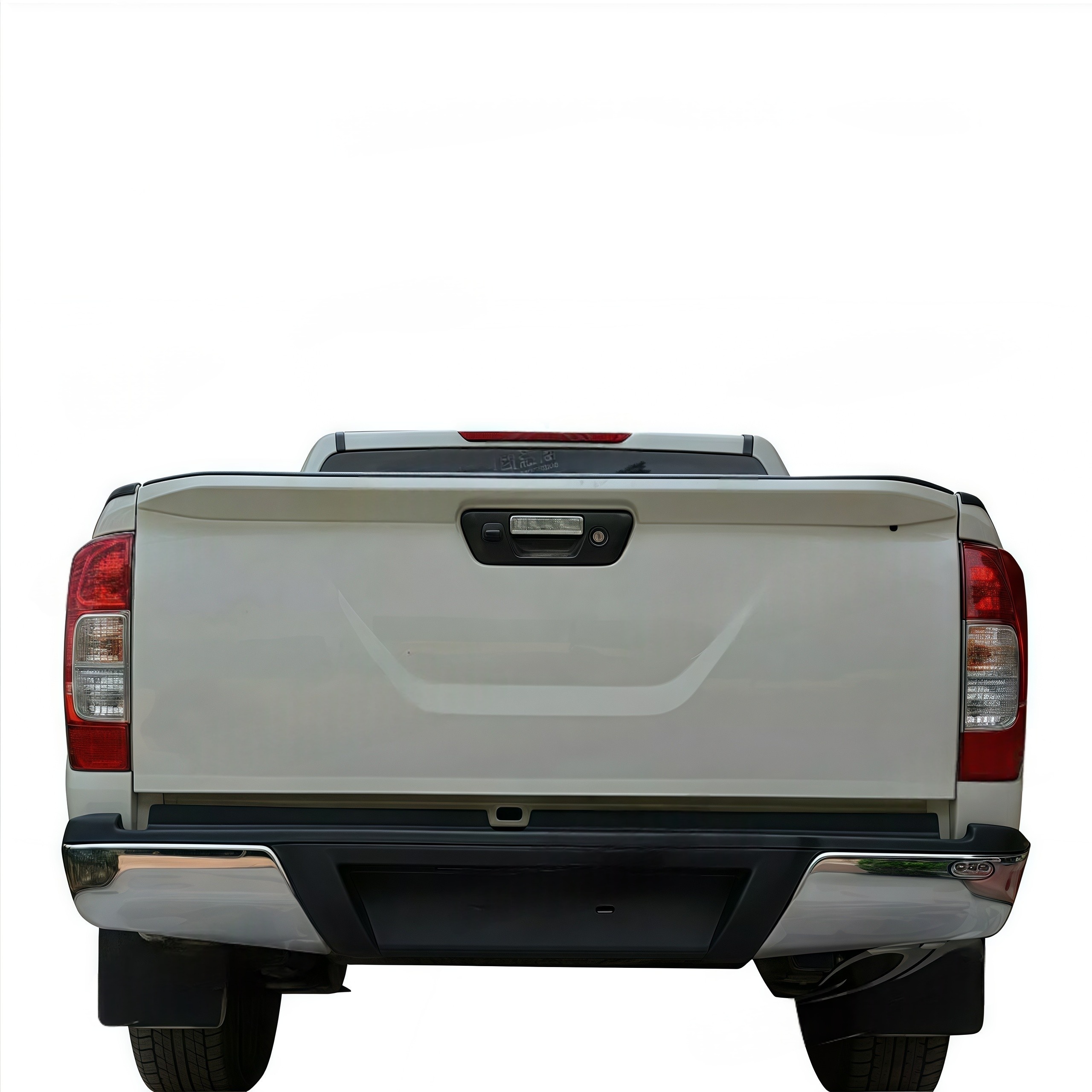 off Road Accessories Rear Chromed Bumper Step Bar Bumper Truck Protector Guard for Navara Np300