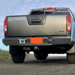 Hot Selling Rear Bumper Step Bar Auto Accessories Refitting Plastic Black/Silver Rear Bumper for Navara 2014