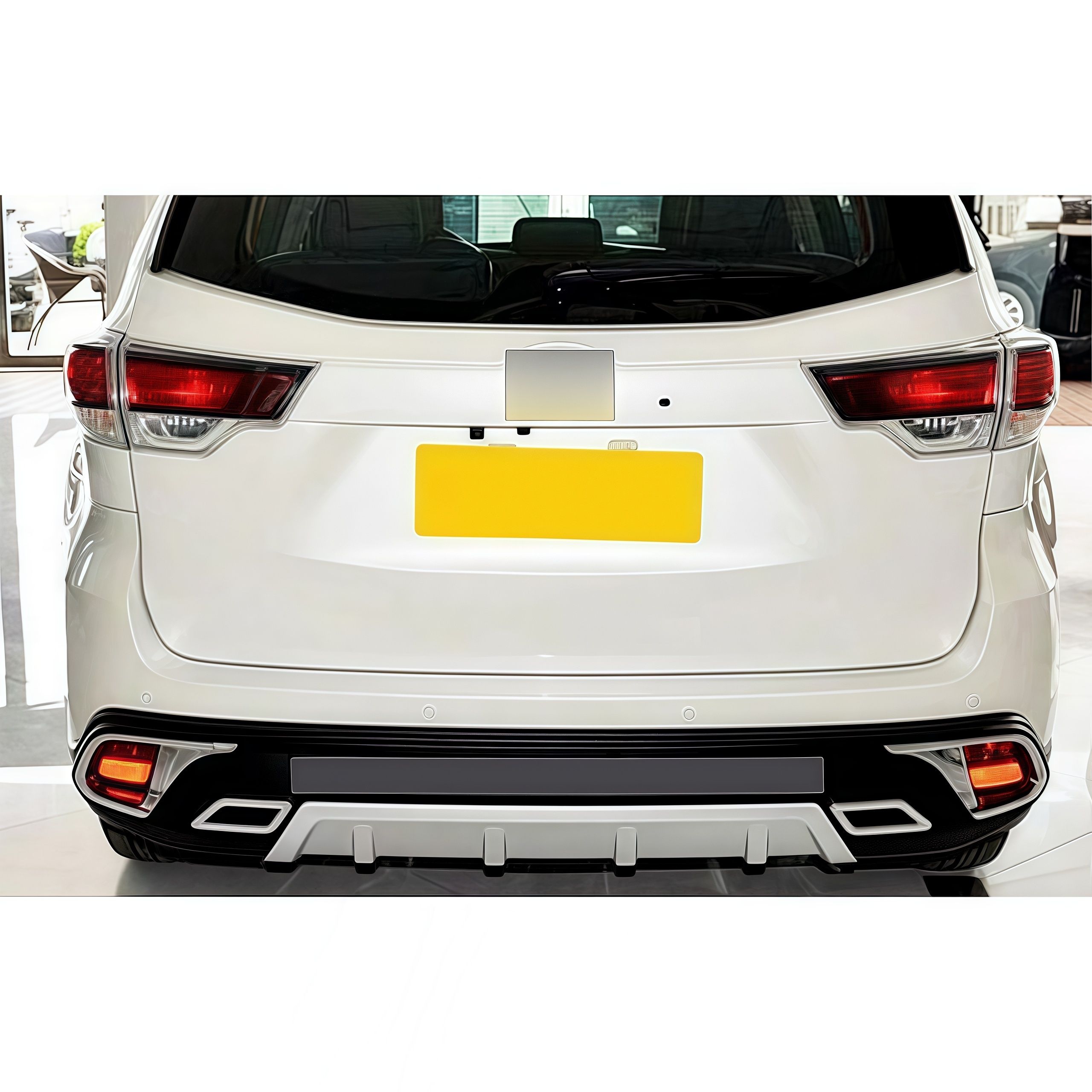 Auto Parts Bodykit Plastic Material Full Set Front and Rear Bumper Body Parts for Highlander 2012