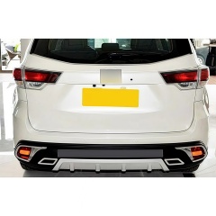 Auto Parts Bodykit Plastic Material Full Set Front and Rear Bumper Body Parts for Highlander 2012