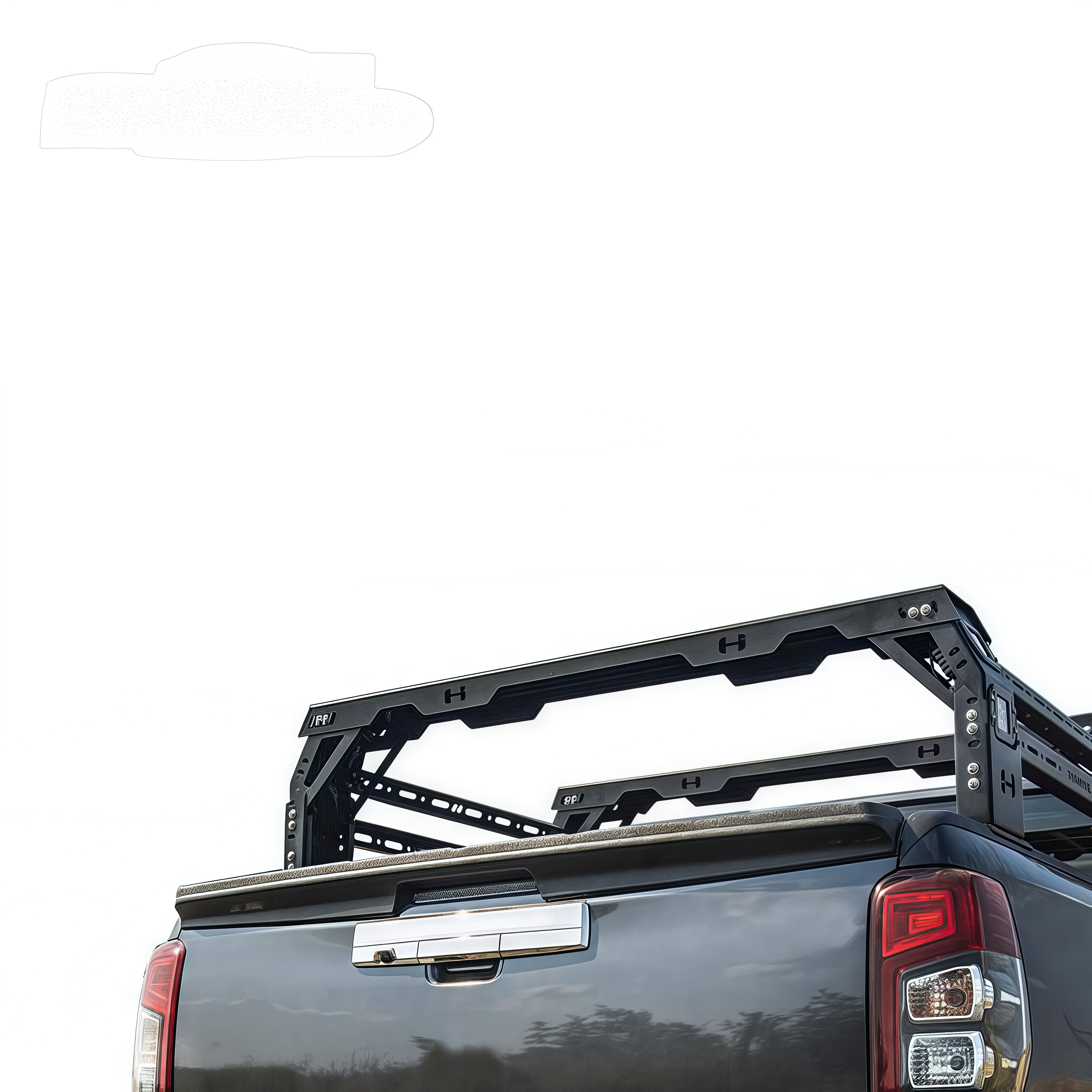 Good Quality Pickup Truck Steel Anti Adjustable Sport Truck Bed Racks Roll Bar for Hilux Revo Ranger Pickup Trucks