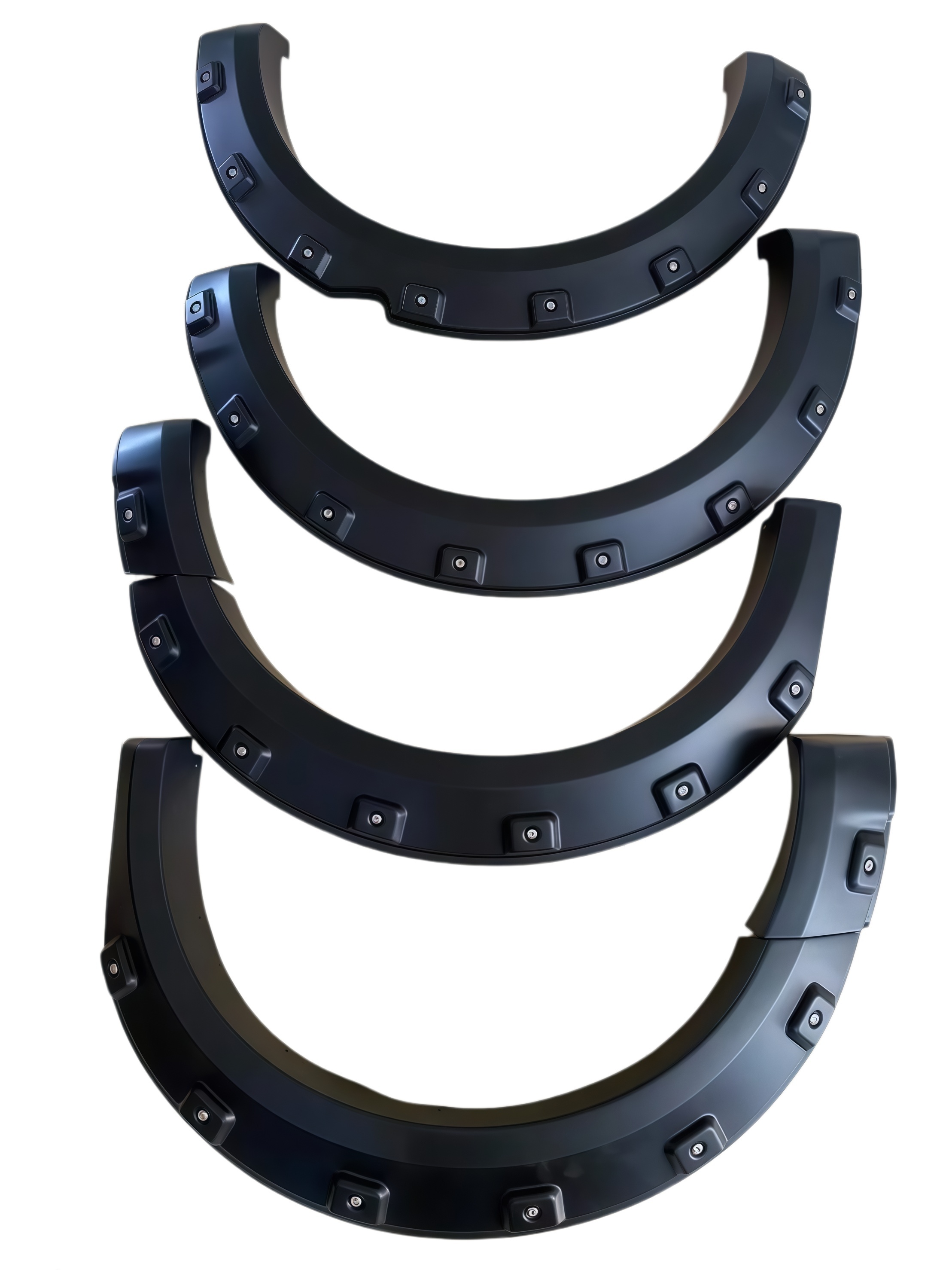 Factory New Arrival 4X4 Spare Parts ABS Modified Fenders with Rivet Paint Black Fender Flares for GM Poer 2019+