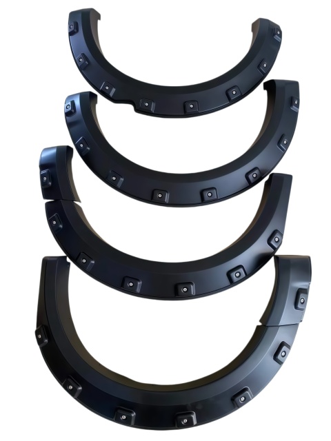 Factory New Arrival 4X4 Spare Parts ABS Modified Fenders with Rivet Paint Black Fender Flares for GM Poer 2019+