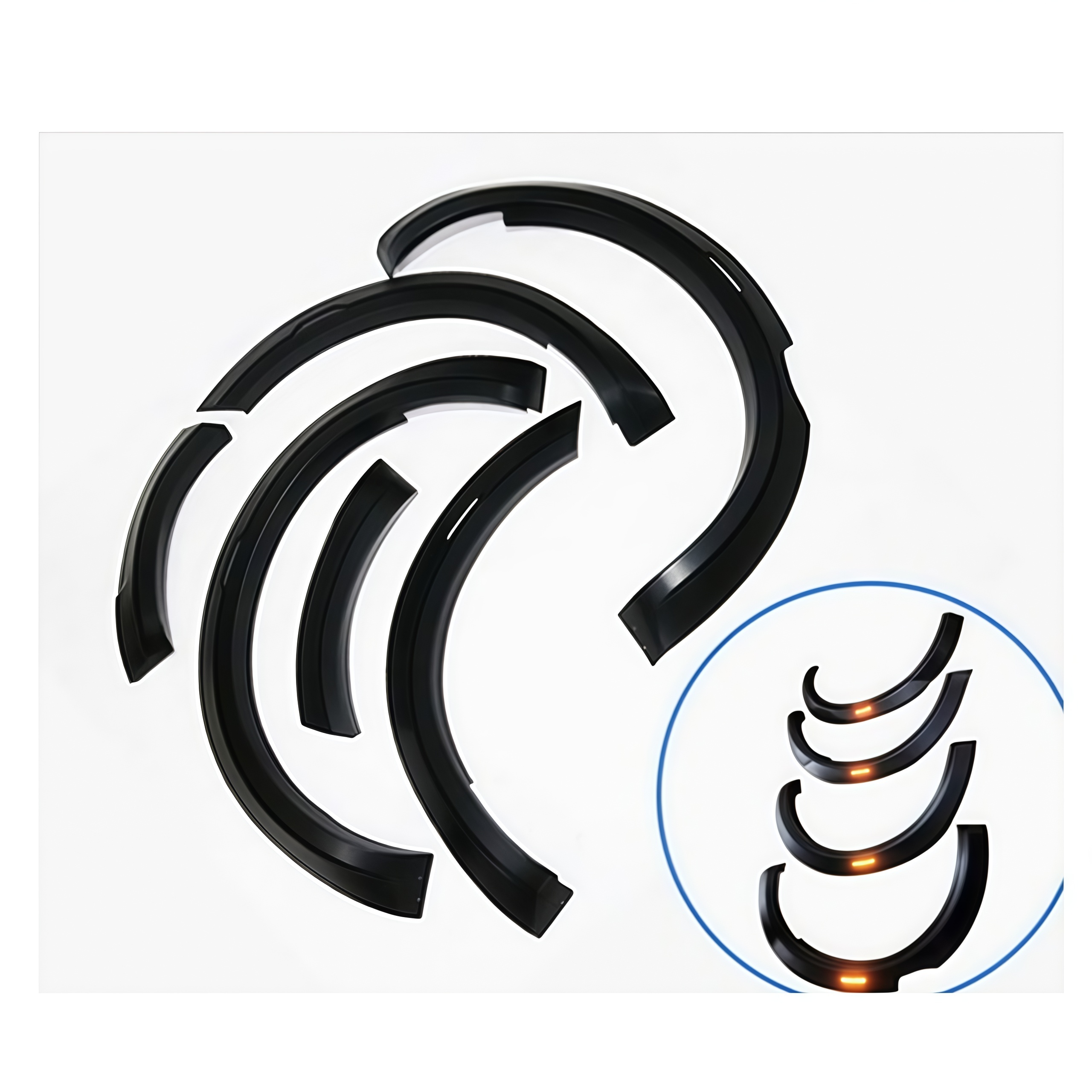 Factory off Road 4X4 Fender Flare Wheel Arch Flares for Colorado 2016+ Auto Spare Parts