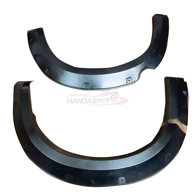 Smooth-Textured Matte Black Pocket Bolt-Riveted Style Fender Flares for Chevy Colorado 2016