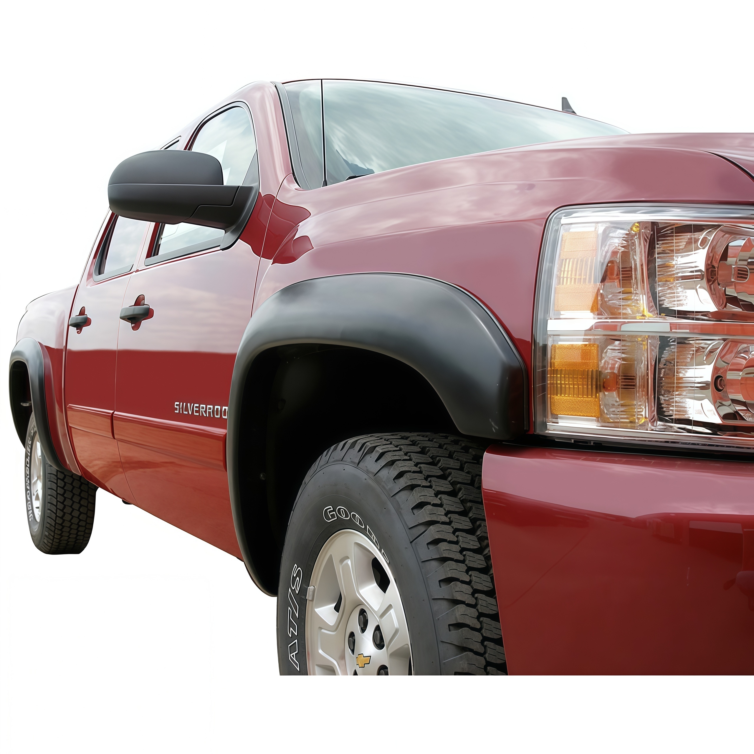 off-Road Replacement Accessories ABS Wheel Fender Flares Kit Wheel Flares for Chevrolet Colorado 2016+