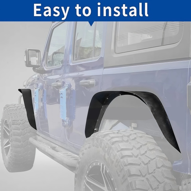 4X4 Modified Width Wheel Arch Fender Flare Wheel Arch Trim Fender Flares Facelifting Mud Dust Protector