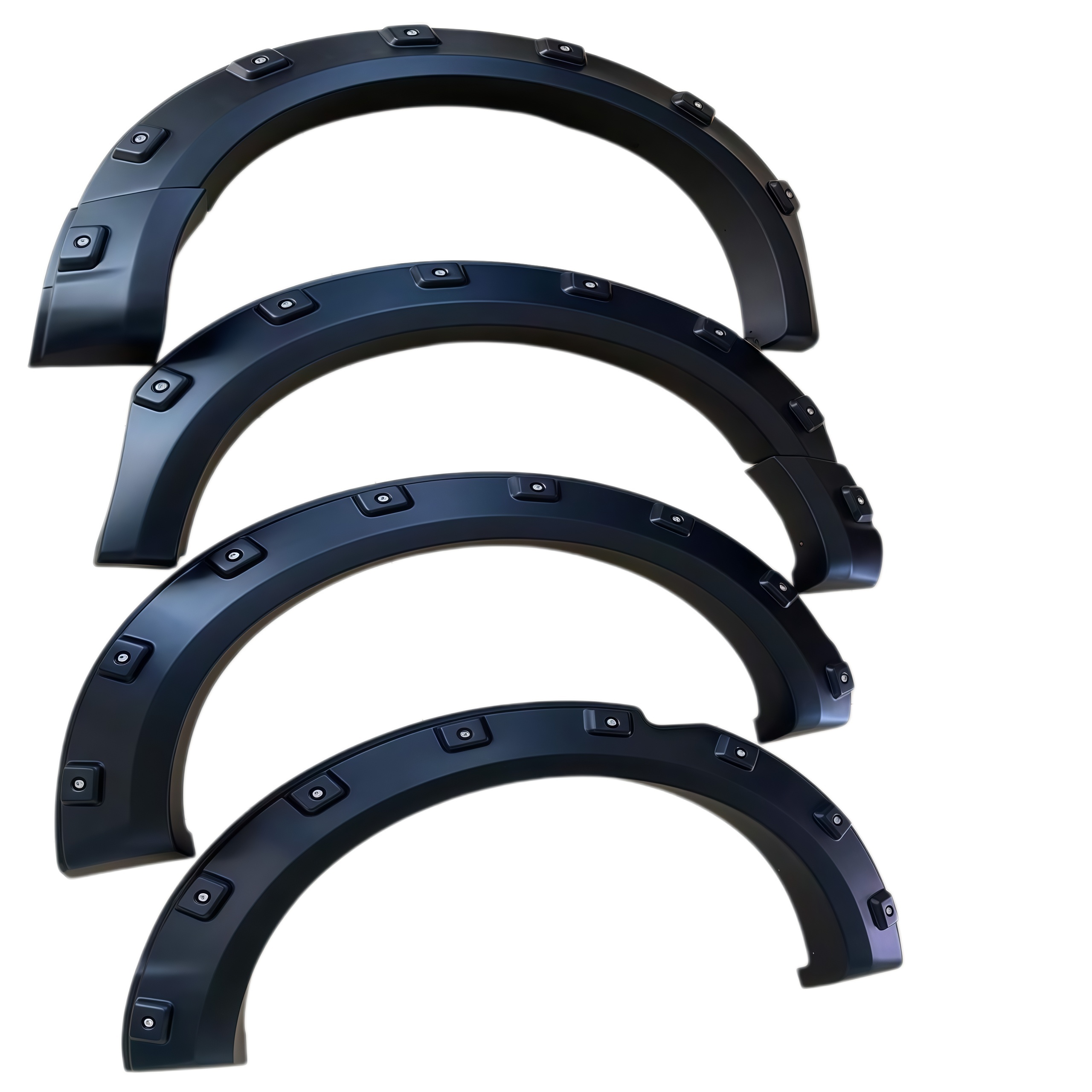 Factory New Arrival 4X4 Spare Parts ABS Modified Fenders with Rivet Paint Black Fender Flares for GM Poer 2019+