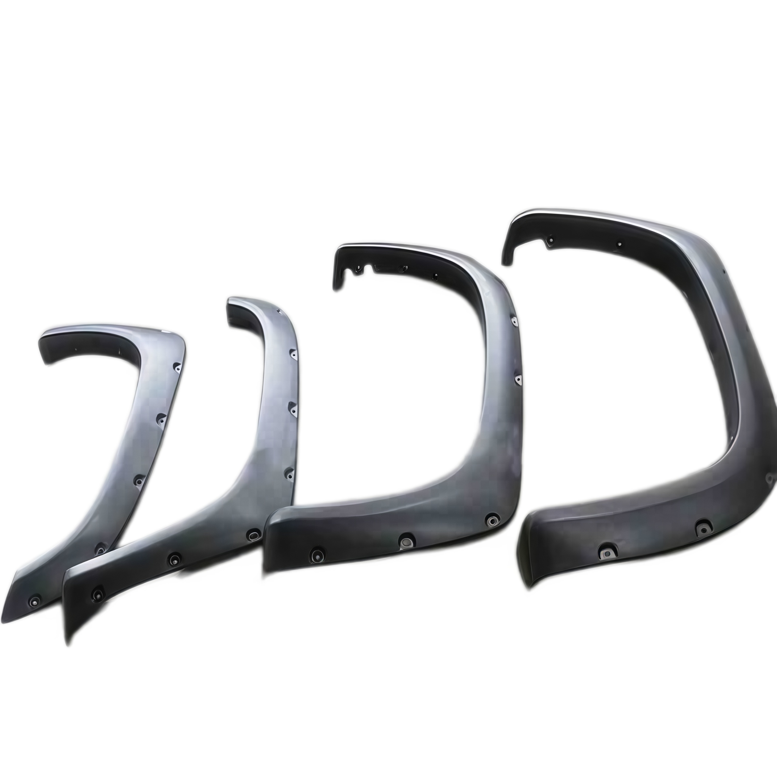 High Quality 4X4 Accessories Automotive Parts ABS Black Extended Fender Flares for Tundra
